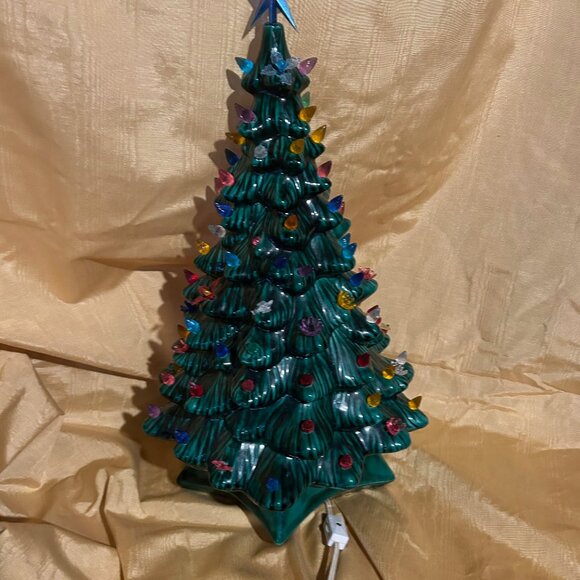 Vintage Handmade  Ceramic  Christmas Tree - Picture 4 of 6